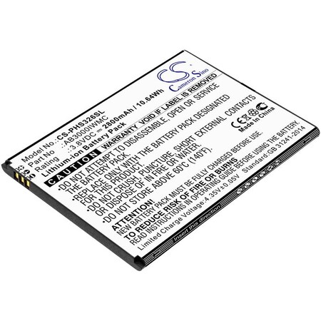 Bsc Preferred Philips CTS326 Xenium S326 Mobile Phone Replacement Battery CS-PHS326SL